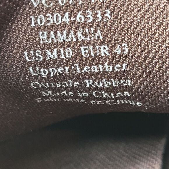 Olukai Hamakua Men's Boots Size 10 M Brown Leather Chukka Ankle Hiking Boots - Picture 7 of 9